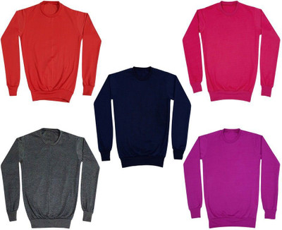 AE Trends Full Sleeve Solid Boys Sweatshirt