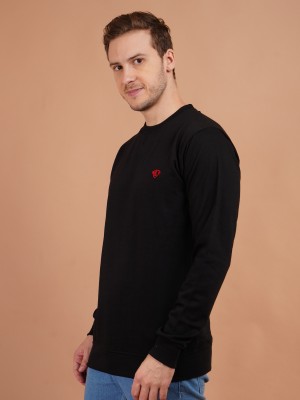 AAITHAN Full Sleeve Solid Men Sweatshirt