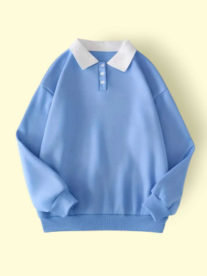 Faisalgarments Full Sleeve Solid Women Sweatshirt