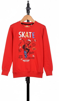 INTIHUG Full Sleeve Printed Boys Sweatshirt