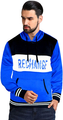 Shunit creation Full Sleeve Color Block Men Sweatshirt