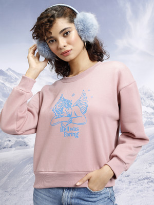 Tokyo Talkies Full Sleeve Printed Women Sweatshirt