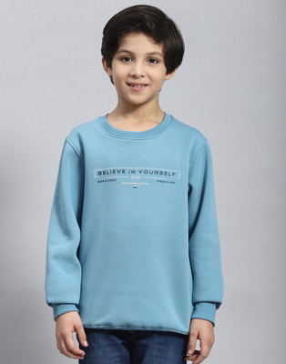 MONTE CARLO Full Sleeve Printed Boys Sweatshirt