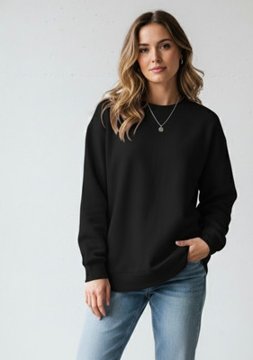 APSAR INTERNATIONAL Full Sleeve Solid Women Sweatshirt
