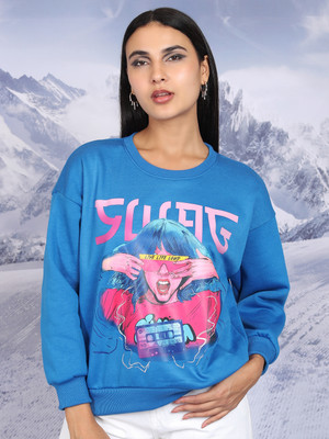 Tokyo Talkies Full Sleeve Printed Women Sweatshirt
