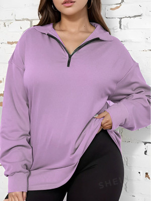 HouseOfCommon Full Sleeve Solid Women Sweatshirt