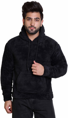 Hellknit Full Sleeve Solid Men Sweatshirt