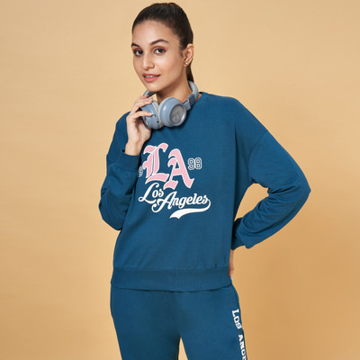 Ajile By Pantaloons Full Sleeve Printed Women Sweatshirt