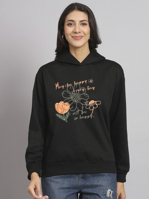OBAAN Full Sleeve Printed, Graphic Print Women Sweatshirt
