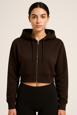 NUNO Full Sleeve Solid Women Sweatshirt