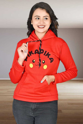 Hgwart Full Sleeve Animal Print Women Sweatshirt