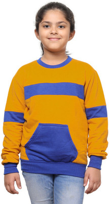 KAVYA Full Sleeve Color Block Boys Sweatshirt