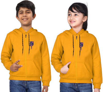 Little Funky Full Sleeve Solid Boys Sweatshirt