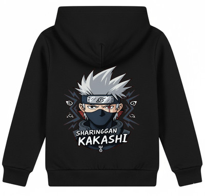 ORANGEMOON Full Sleeve Self Design, Printed, Graphic Print Boys Sweatshirt