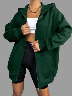 Artivri Full Sleeve Solid Women Sweatshirt