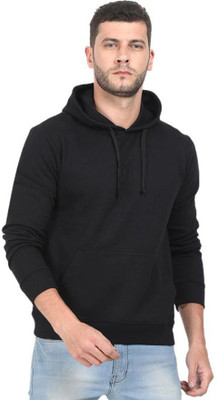 LazyChunks Full Sleeve Solid Men Sweatshirt
