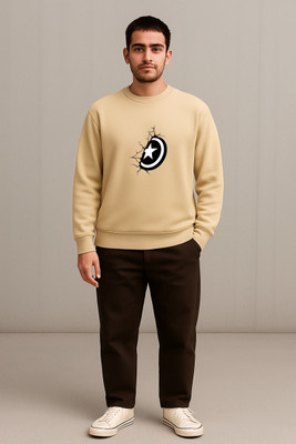 Clever Fox Full Sleeve Graphic Print Men Sweatshirt