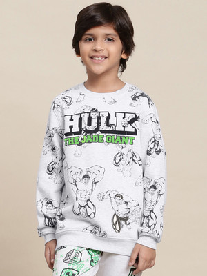 kidsville Full Sleeve Graphic Print Boys Sweatshirt