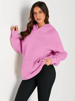 FLAXWEAR Full Sleeve Solid Women Sweatshirt