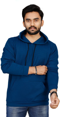 S VEERA Full Sleeve Solid Men Sweatshirt