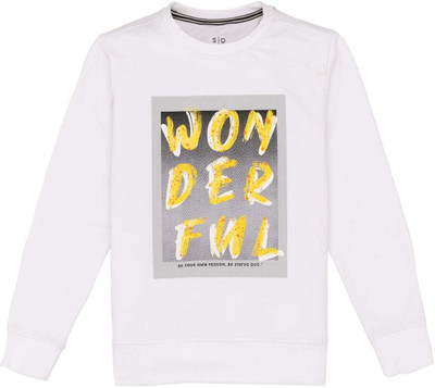 Status Quo Full Sleeve Printed Boys Sweatshirt