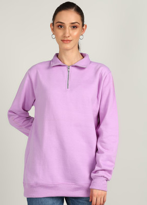WEARTOGO Full Sleeve Solid Men & Women Sweatshirt
