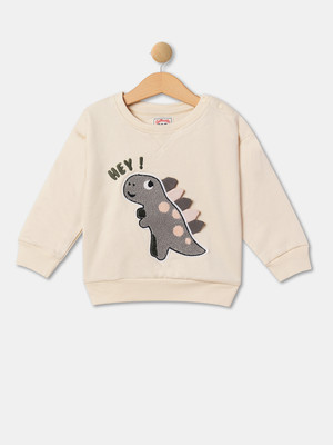 R&B Full Sleeve Graphic Print Baby Boys Sweatshirt