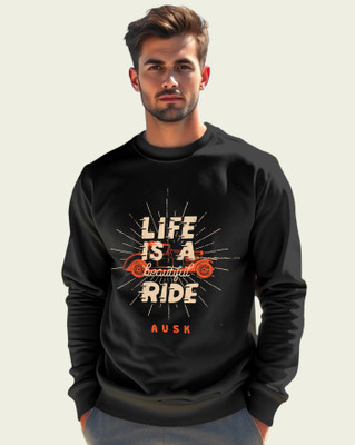 AOOSH Full Sleeve Printed Men Sweatshirt