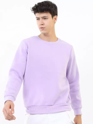 UNICONIC Full Sleeve Solid Men Sweatshirt