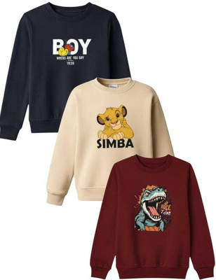 jpf Full Sleeve Graphic Print Baby Boys & Baby Girls Sweatshirt