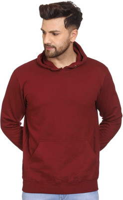I KIN Full Sleeve Solid Men Reversible Sweatshirt