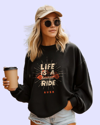 ENITOR Full Sleeve Printed Women Sweatshirt