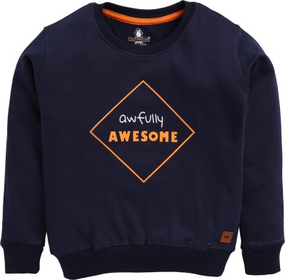 CRAZYPENGUIN ELITE Full Sleeve Printed Baby Boys Sweatshirt