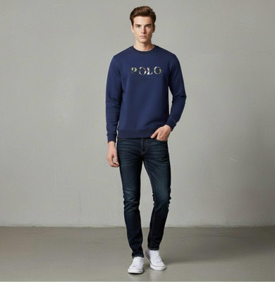 WithSK Collection Full Sleeve Graphic Print Men Sweatshirt