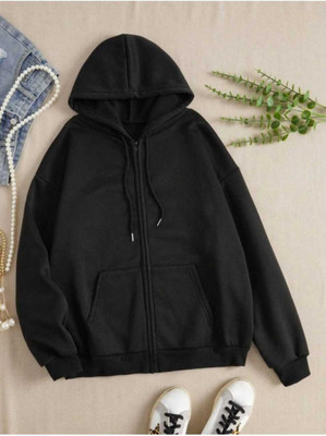 VESTISIN Full Sleeve Solid Women Sweatshirt