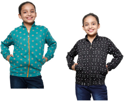 Indistar Full Sleeve Graphic Print Girls Sweatshirt