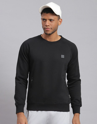 Rock.it Full Sleeve Solid Men Sweatshirt