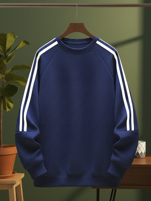 FashionAndYOUTH Full Sleeve Striped Men Sweatshirt