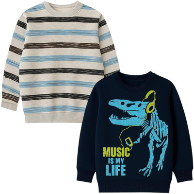 The Knight Riders Full Sleeve Graphic Print Baby Boys & Baby Girls Sweatshirt
