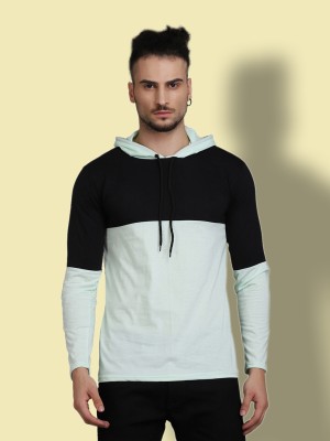 IGSTITCH Printed Men Hooded Neck White T-Shirt