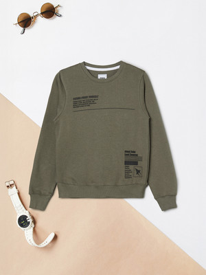 MAX Full Sleeve Printed Boys Sweatshirt
