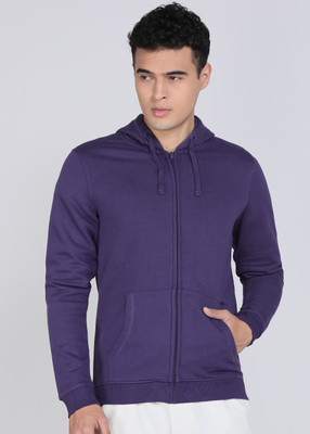 PETER ENGLAND Full Sleeve Solid Men Sweatshirt