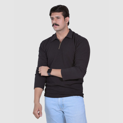 MYMUNI Full Sleeve Self Design Men Sweatshirt