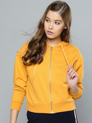 HARPA Full Sleeve Solid Women Sweatshirt