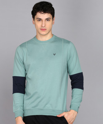 Allen Solly Full Sleeve Solid Men Sweatshirt