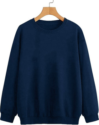 UllasPemium Full Sleeve Solid Men Sweatshirt