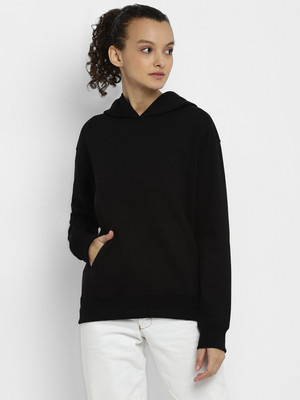 Alan Jones Full Sleeve Solid Women Sweatshirt