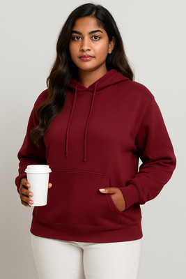 DAPPERS THREADS Full Sleeve Solid Women Sweatshirt