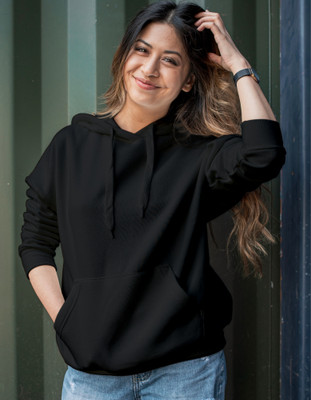 deslizar Full Sleeve Solid Women Sweatshirt
