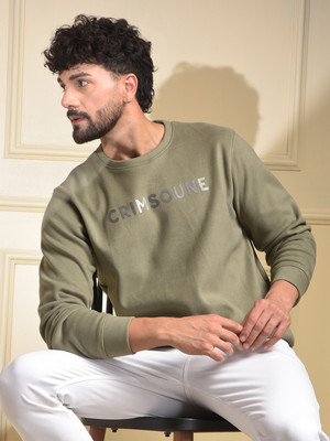 CRIMSOUNE CLUB Full Sleeve Embellished Men Sweatshirt